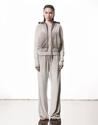 Frottee Zipper-Hoody