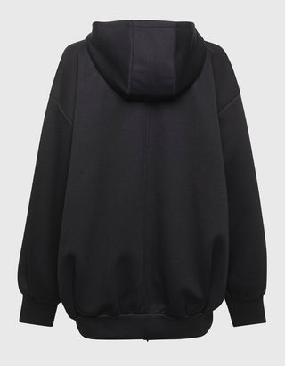 Oversize Zipper-Hoodie