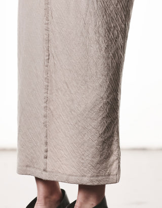 Midi-Rock Raw Cut in Wickel-Optik