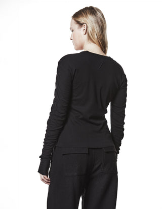 Longsleeve mit V-Ausschnitt