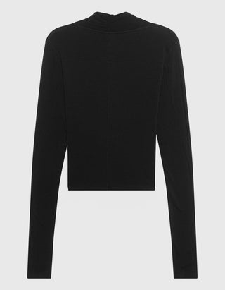 Longsleeve mit Cache Coeur Ausschnitt