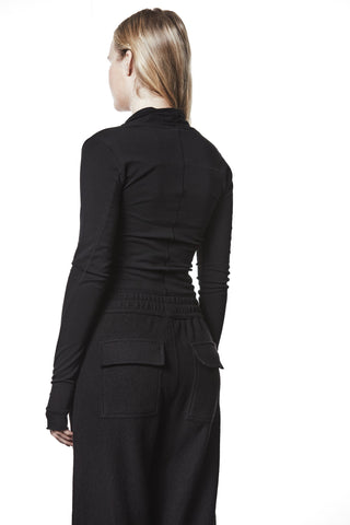 Longsleeve mit Cache Coeur Ausschnitt