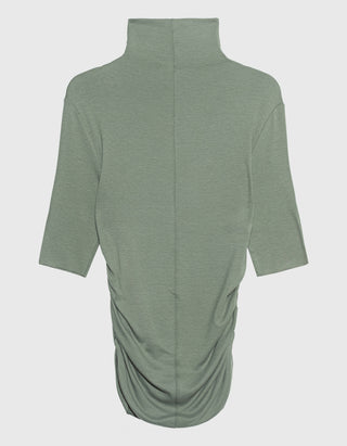 Slim-Fit Shirt mit Raffungen