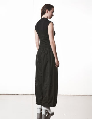 Cache Coeur Top mit Seiden-Anteil und Leinen-Mix Einsatz