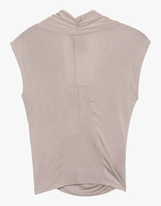 Cache Coeur Top mit Seiden-Anteil und Leinen-Mix Einsatz