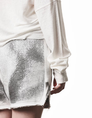 Boat Neck Leinen-Mix Longsleeve