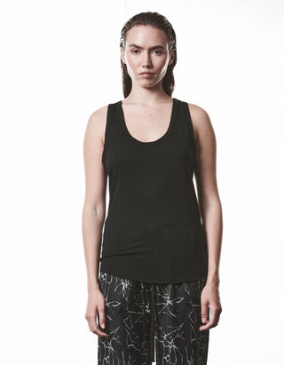 Tanktop mit Rippeinsatz