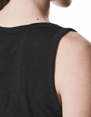 Tanktop mit Rippeinsatz