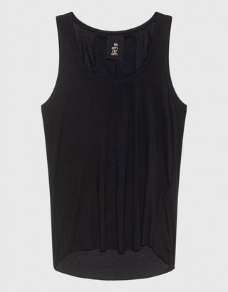 Tanktop mit Rippeinsatz