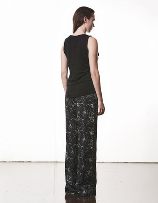 Tanktop mit Rippeinsatz