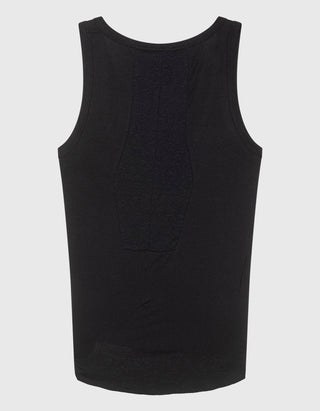 Tanktop mit Rippeinsatz