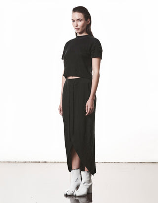 Cropped T-Shirt Raw Edge