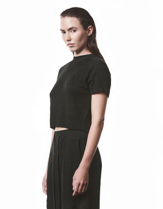 Cropped T-Shirt Raw Edge