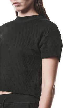 Cropped T-Shirt Raw Edge