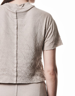 Cropped T-Shirt Raw Edge