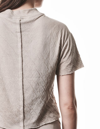 Cropped T-Shirt Raw Edge