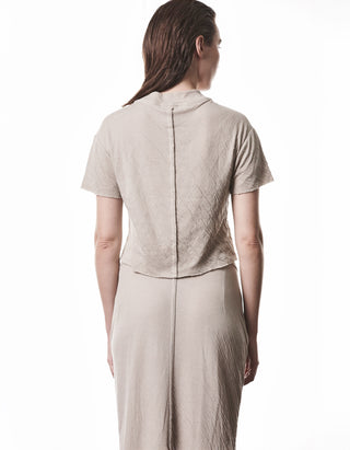 Cropped T-Shirt Raw Edge