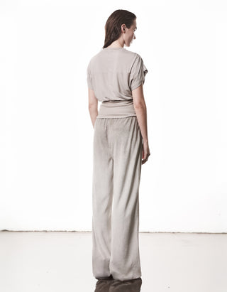 T-Shirt mit Raffung an der Schulter