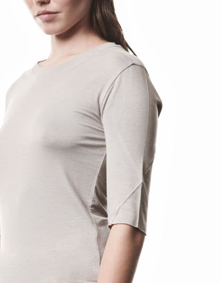 T-Shirt mit Seidenanteil