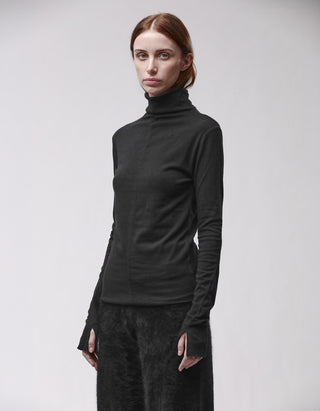 Rollkragen-Longsleeve