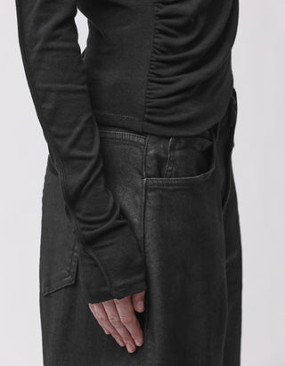 Longsleeve im Wickel-Design