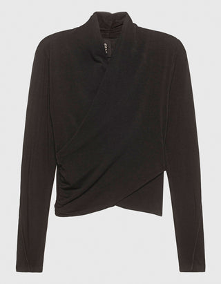 Longsleeve im Wickel-Design