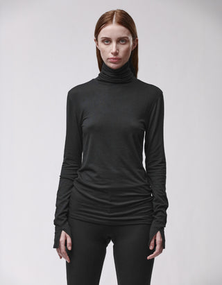 Rollkragen-Longsleeve