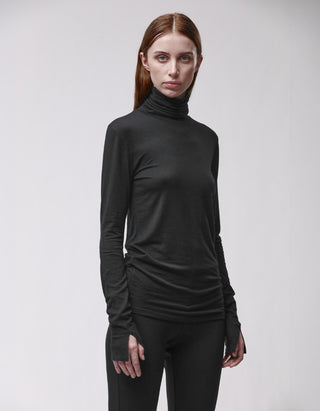 Rollkragen-Longsleeve