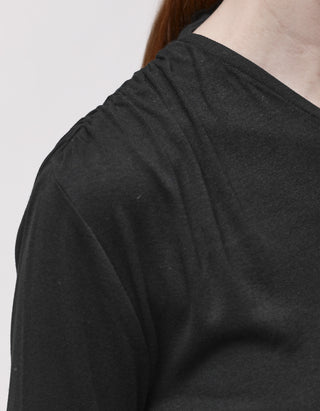 Longsleeve mit asymmetrischem Ausschnitt