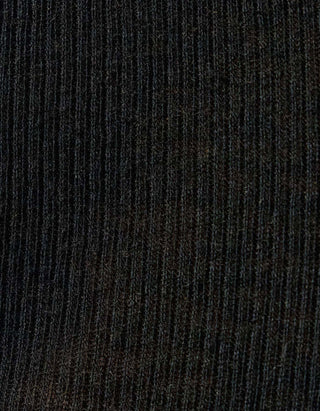 Ripp-T-Shirt mit Kaschmir-Anteil