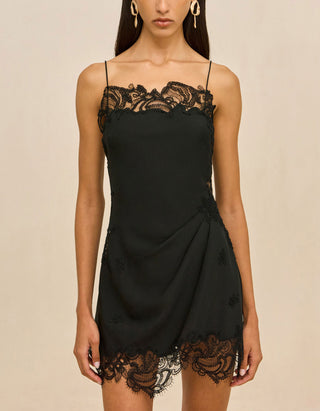 Mini-Kleid Ting mit Spitzendetails