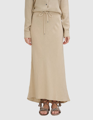 Midi-Rock Bias mit Wollanteil