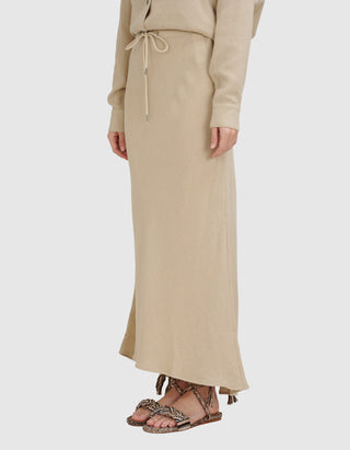 Midi-Rock Bias mit Wollanteil