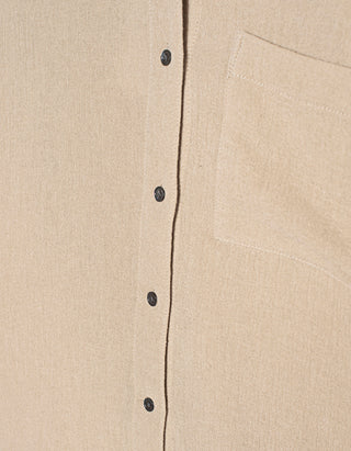 Relaxed-Fit Musselin Bluse Dyed Viscose Wool