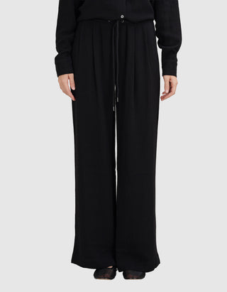 Wide Leg Hose Relaxed Wool
