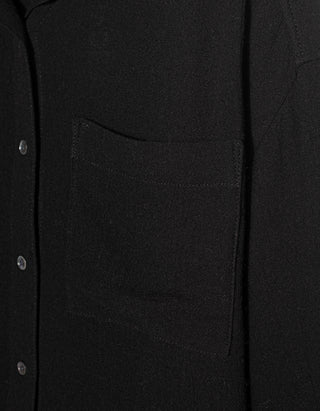 Relaxed-Fit Musselin Bluse Dyed Viscose Wool