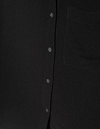 Relaxed-Fit Musselin Bluse Dyed Viscose Wool