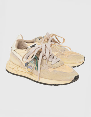 Veloursleder-Sneaker Reelwind Sup Vint mit Mesh-Details