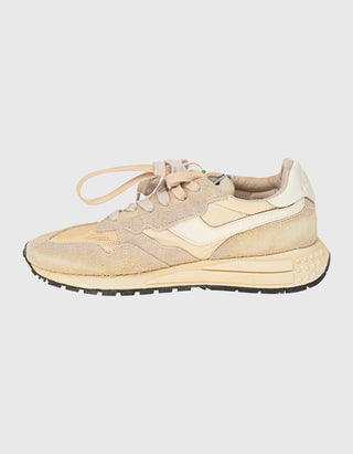 Veloursleder-Sneaker Reelwind Sup Vint mit Mesh-Details