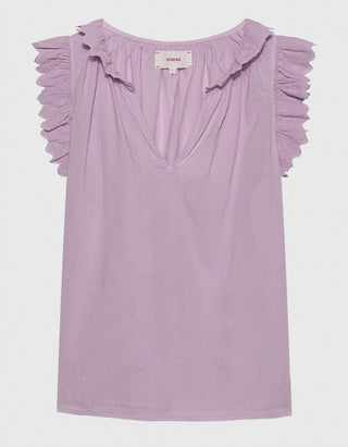 Top Bexie mit Häkelspitzen-Details