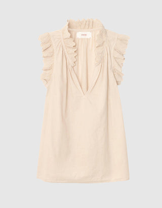 Top Bexie mit Häkelspitzen-Details