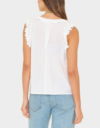 Top Bexie mit Häkelspitzen-Details