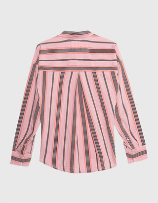 Gestreiftes Oversize-Hemd Jordy