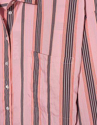 Gestreiftes Oversize-Hemd Jordy