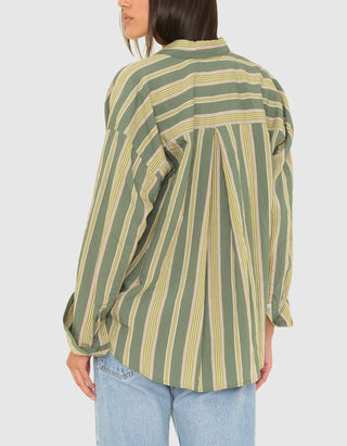 Gestreiftes Oversize-Hemd Jordy