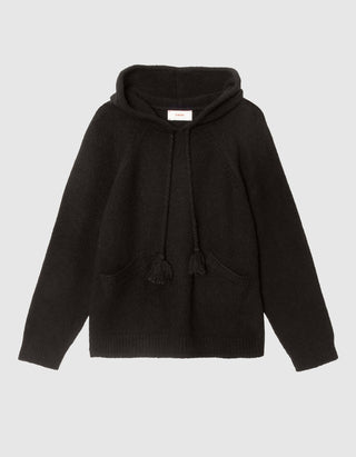 Alpaka-Woll-Mix Pullover Kayla mit Kapuze