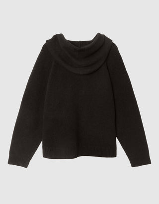 Alpaka-Woll-Mix Pullover Kayla mit Kapuze