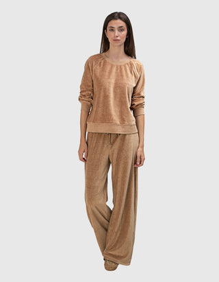 Samt-Sweatshirt Pierre