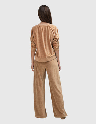 Samt-Sweatshirt Pierre