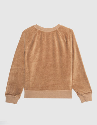 Samt-Sweatshirt Pierre